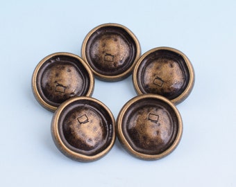 Metal Buttons 10pcs 18mm Antique Bronze Pants Buttons Shank Buttons Coat Button Jacket Buttons Clothing button Celtic Buttons