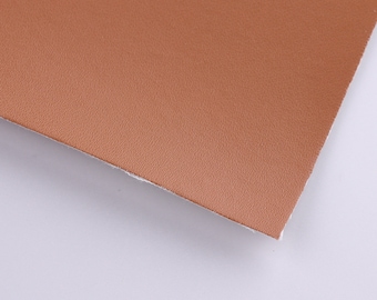 Faux Leather Sheets A4 8*12" Light Brown Synthetic Leather Soft Vegan Leather Earring Crafts Leather Fabric Leather Supplies