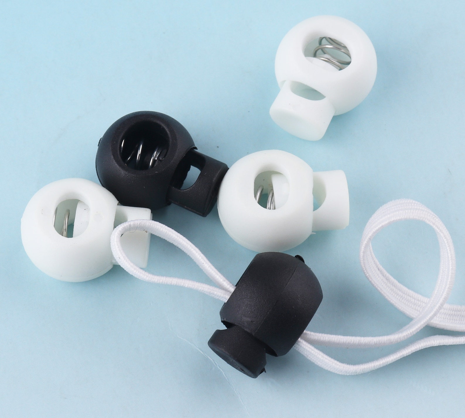 Cord Adjuster Rope Cord Stopper 3050pcs 7mm Black Cord Locks Etsy