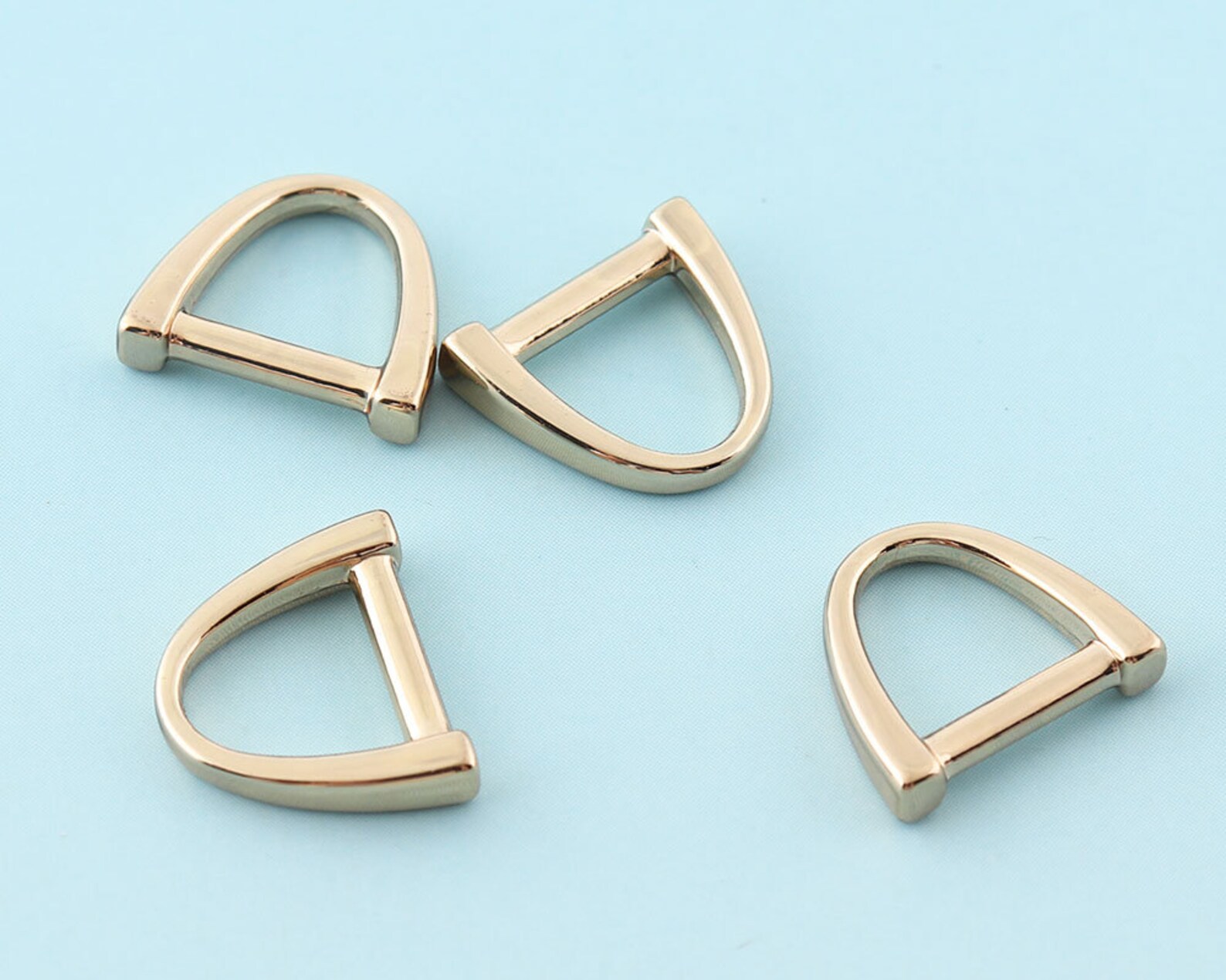 Mini Light Gold D Ring Metal D Rings-9mm-d Buckle Belt Strap Buckle ...