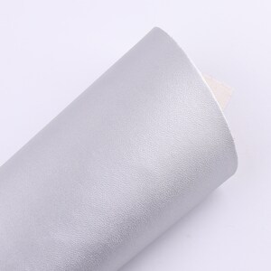 Faux Leather Sheets A4 8*12&quot; Light Grey  Synthetic Leather Soft Vegan Leather Earring Crafts Leather Fabric Leather Supplies