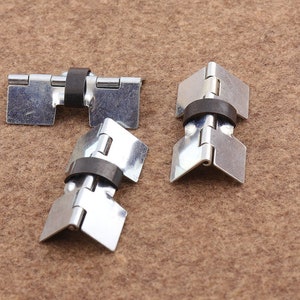Zilveren fixatie scharnieren 8ST 28 * 15mm kabinet scharnieren vak scharnieren mini scharnieren decoratieve scharnieren hout vak scharnieren vak hardware