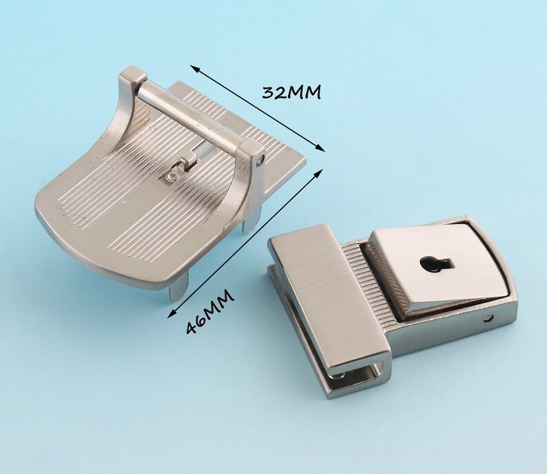 Bag Locks Turn Lock 4632mm Matte Silver lock Metal Box Lock Etsy