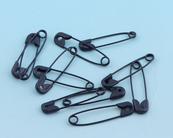 Black Safety Pins 200pcs 225mm Mini Bulb Safety Pins Plated Pins Hang Tags  Shawl Pins Sewing Safety Pins Supply 