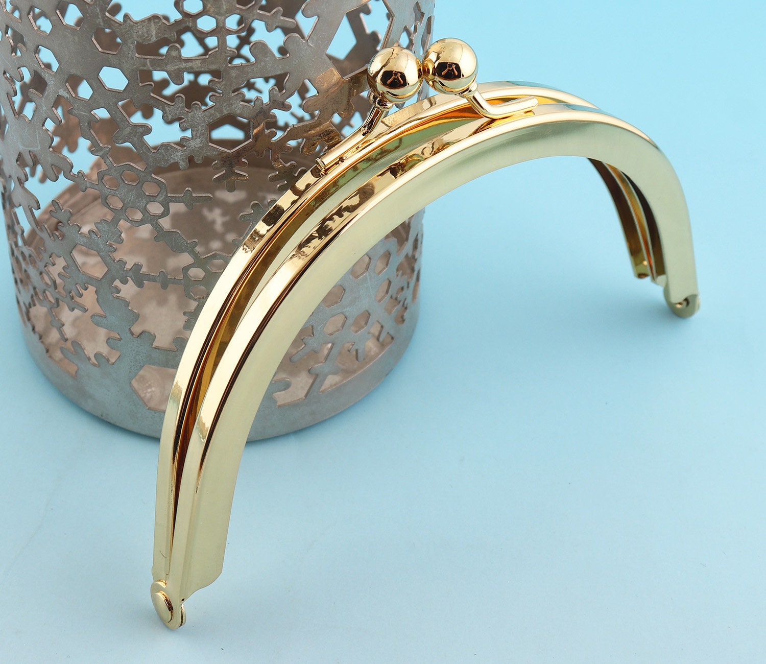 Purse Frame 13.57cm Gold Bag Frame Bag Frames Arched Pattern Purse Frame 13.57cm Gold Bag Frame Bag Frames Arched Pattern