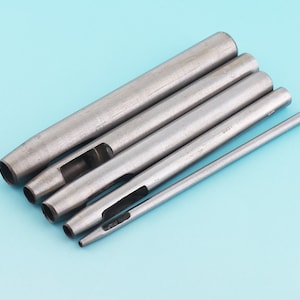 Leather Hole Puncher 0.5-20 mm Hole Cutting rivets setting tool Punch Hollow Circle Punch Tool Hole Maker for Leather Crafts Leather Tool