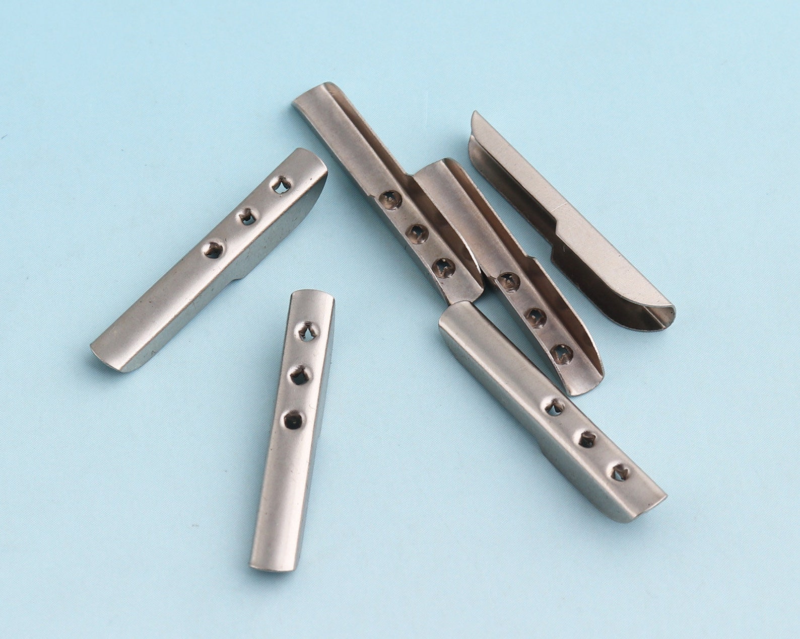 100pcs 25mm Silver Ribbon End Clamps Ribbon End Fastener Clasp Etsy