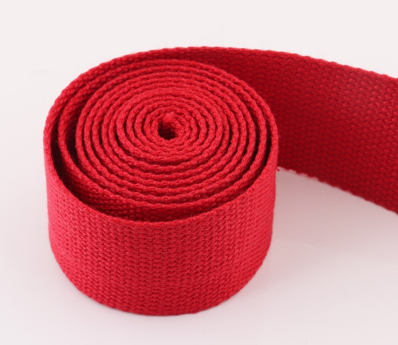 Cotton Webbing 5yards32mm/38mm Solid color Webbing Fabric Etsy