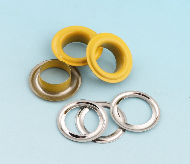 Eyelets Grommets 20sets 12mmhole Yellow Grommet Eyelets for Etsy