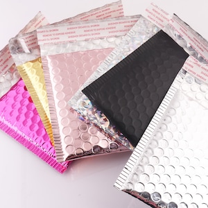 Bubble Briefumschläge Mini Bubble Brief Beutel 15*6" Briefumschläge Luftblasen Versandbeutel Bubble Mailers Schaumstoff Umschlag Tasche Schützend Gepolstert