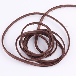 Lederstreifen 5mm echtes LederStreifen Rindsleder Band Leder Griffe Tasche Riemen Gürtelriemen Natur Leder liefert