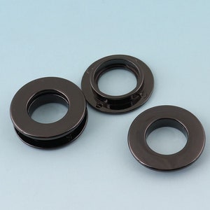 Gunmetal Eyelets 4sets 22mm Round Grommet Eyelets for Sewing Bead Cores Clothes Leather Hardware Craft Canvas Making