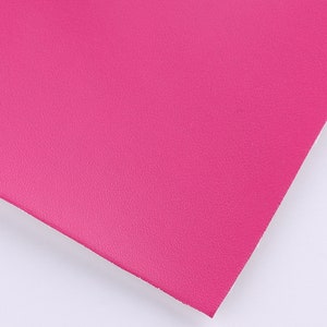 Faux Leather Sheets A4 8*12&quot; Hot Pink Synthetic Leather Soft Vegan Leather Earring Crafts Leather Fabric Leather Supplies