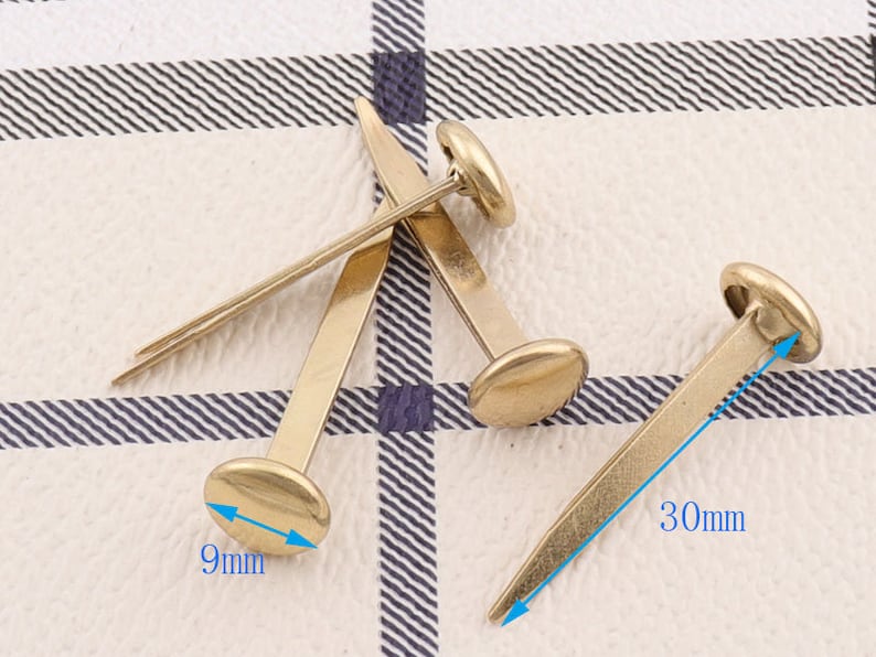9mm Purse Feet Spots Round Spots Metal Cone Spots Nailheads Studs 20pcs-for Bag Belt Leather Craft Hardware Accessories