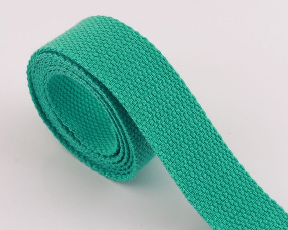 Green Webbing 5 Yards25mm Stripe Webbing Fabric Belt Canvas Etsy