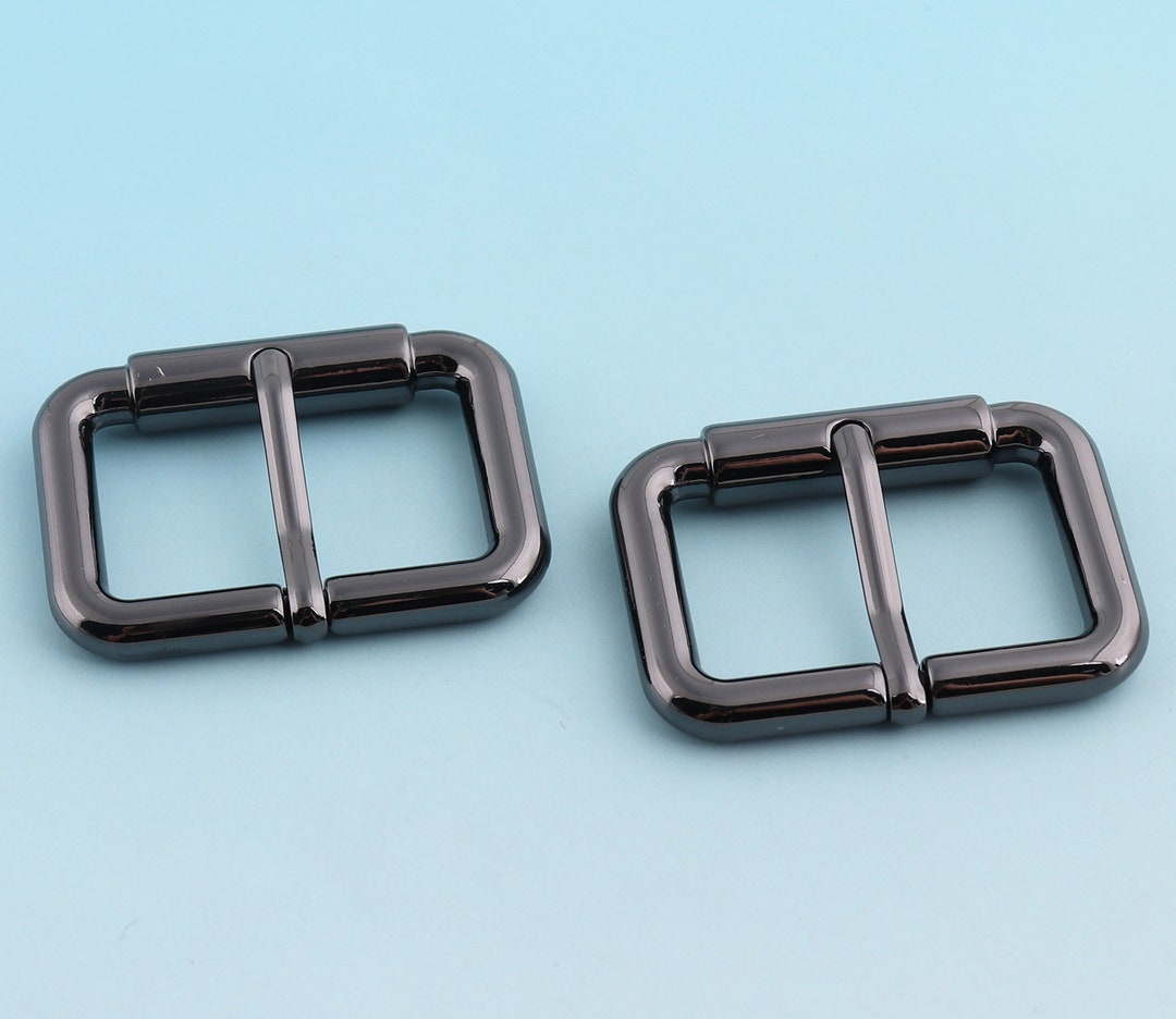 Gunmetal Belt Buckle 4pcs 30mm Adjuster Buckle Tri Bar Buckles Strap