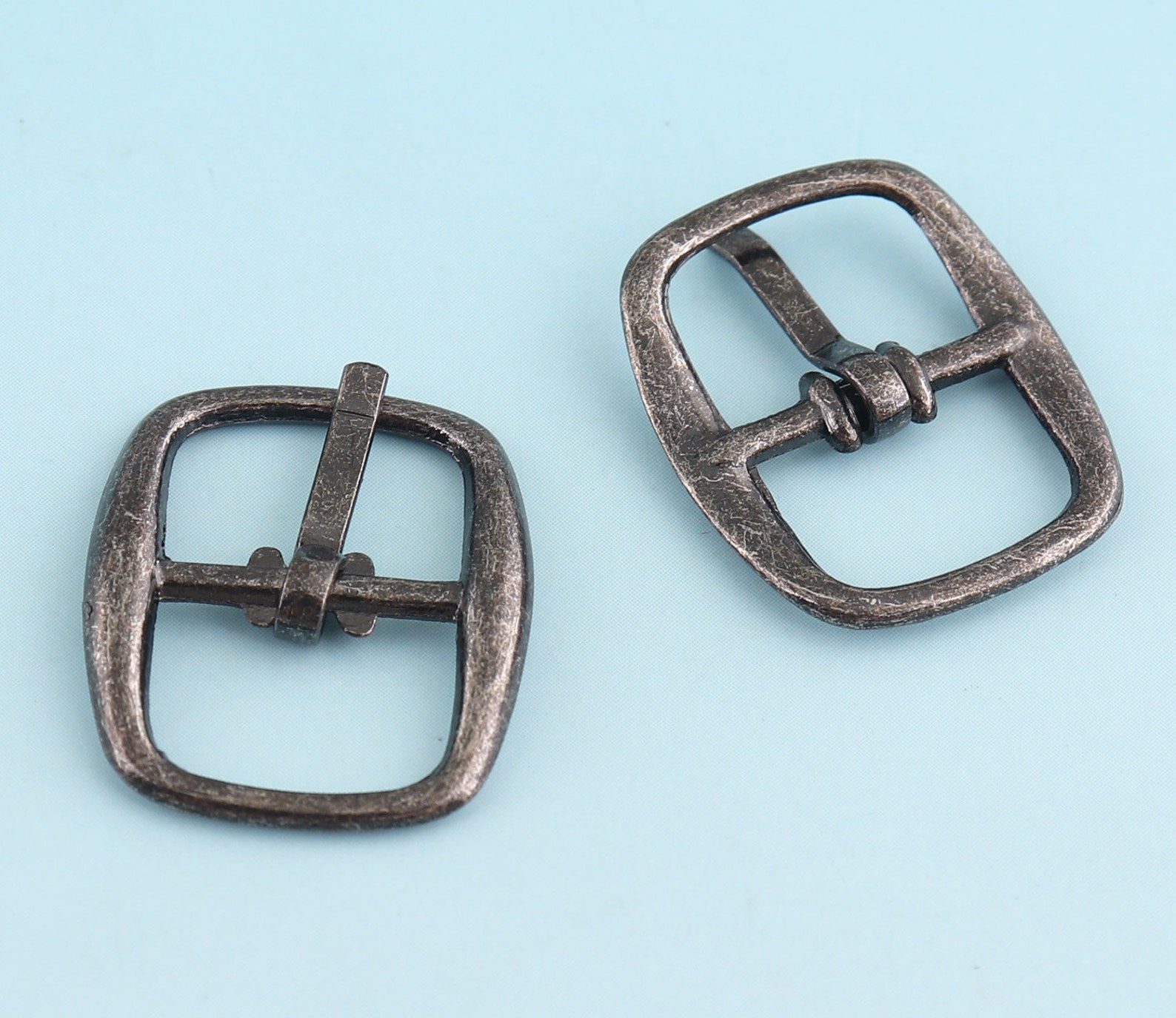 Mini Belt Buckle Gunmetal Adjuster Buckle 10pcs 12mm Tri Bar Etsy