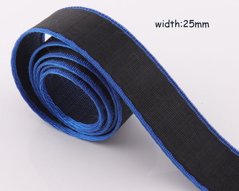 5yards25mm Black bing Light Weight Stripes Straps bing Etsy