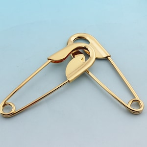 Large Gold Safety Pins 6pcs 10cm Shawl Pins shawl pins Metal Pins Brooch Pins Laundry Pins Kilt Pin Back Jumbo Horse Blanket Pins