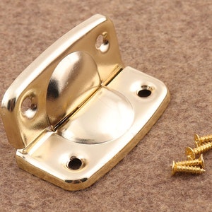 Gold Fixation Hinges with Screws 8pcs 45*35mm Cabinet Hinges Box Hinges Mini Hinges Decorative Hinges Wood box Hinges Box hardware