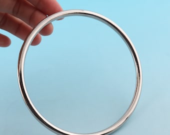 Anillo de plata con hebilla de metal de 3 1/2" (90 mm) para correa de bolso, anillo de O, anillos de O grandes, accesorios para bolsos, artículos de cuero para manualidades