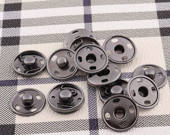 Gunmetal Snap fastener -20sets-17mm Pulsante abbigliamento cappotto pulsante snap pulsante cucito chiusura borsa snap fastener