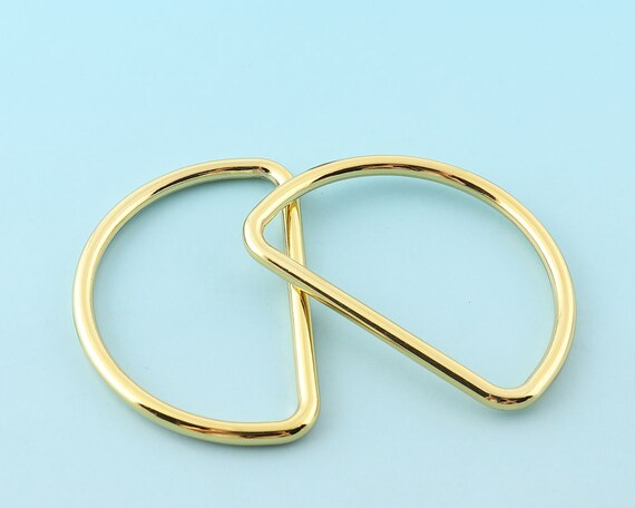 Solid Brass D-Rings, Purse & Bag Metal D Rings