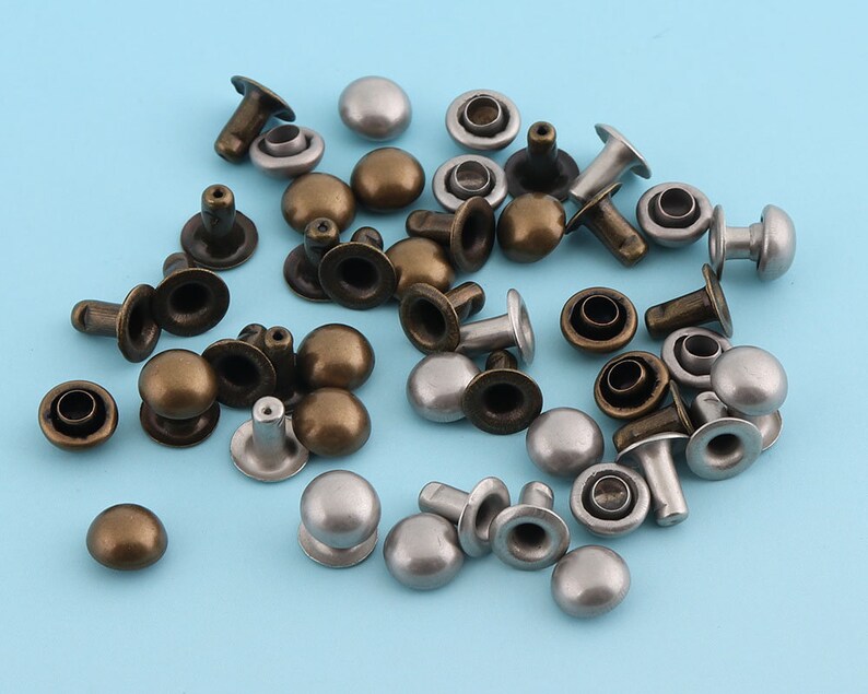 200sets 66mm Bronze/silver Rivets Grommet Rivet Metal Button Etsy