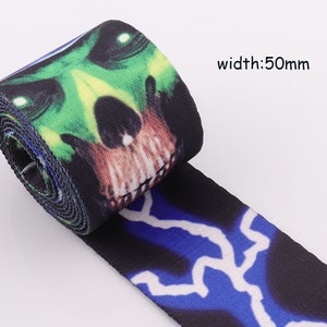 Blinkmönster 50 mm Randigt vävband Nyckelringar Rem Vävband Handväsksrem Hundhalsband Canvasvävband