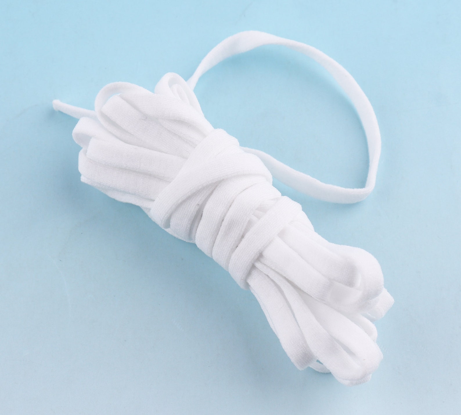 5mm Tirm Soft Elastic Cord for Sewing Flat White Elastic Cord Etsy