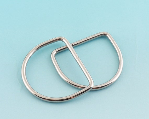 Sheet Metal D Rings Webbing (20,50)pcs,1'' (25mm) Weld Rectangle Rings