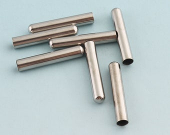 Shoelace Tips 4-10pcs 3.5mm Silver Shoelace Bullets Metal Aglets Tube Clasps Rope Cord Ends Cord Finish Ends Metal End Tips End Stopper