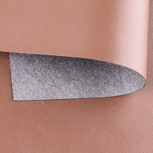 Size A4 Faux Leather Sheets Brown Artificial Leather Solid Color Synthetic Leather Soft Vegan Leather Crafts PU Leather Supplies