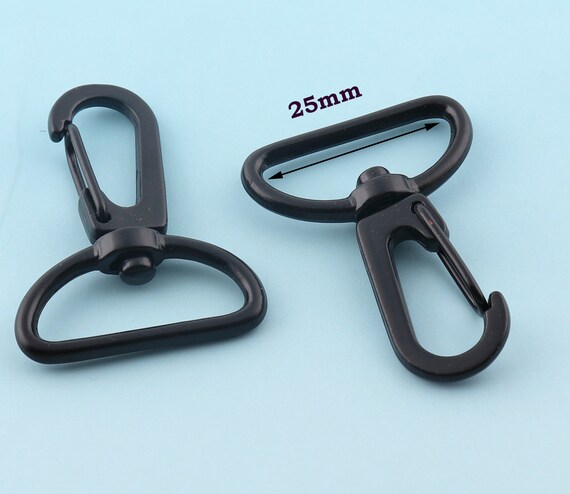 アクセサリー yup Swivel Snap Hook 10pcs 40*25mm Black Swivel Hooks Swivel Clasp