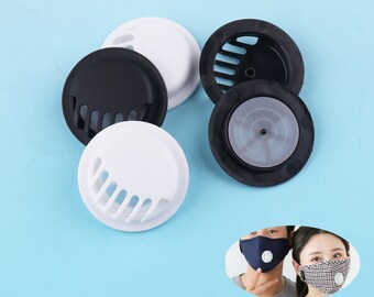 5 sets Breather Valve for handmade Masks Accessories Breather Valve for DIY Face Mask