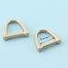 Mini Light Gold D Ring Metal D Rings-9mm-d Buckle Belt Strap Buckle ...
