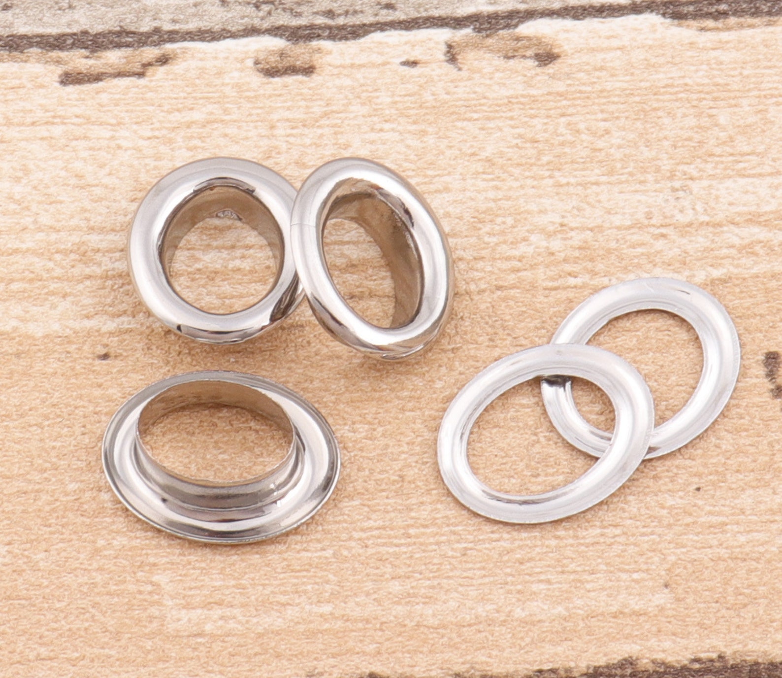 Silver Eyelet Grommets 10sets 2315mm Oval Grommet Eyelets for Etsy