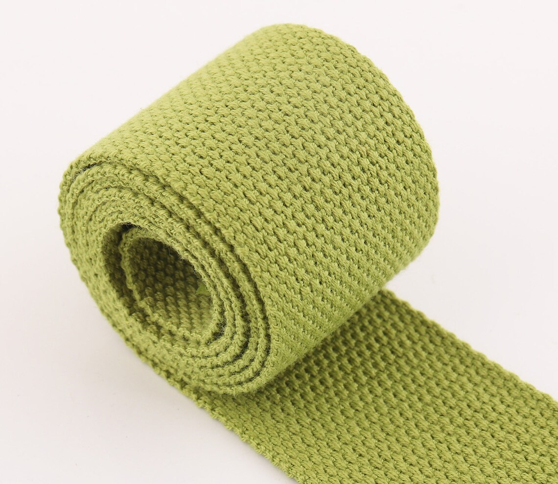 Cotton bing Grass Green bing 3/5yards32mm Solid Color Etsy