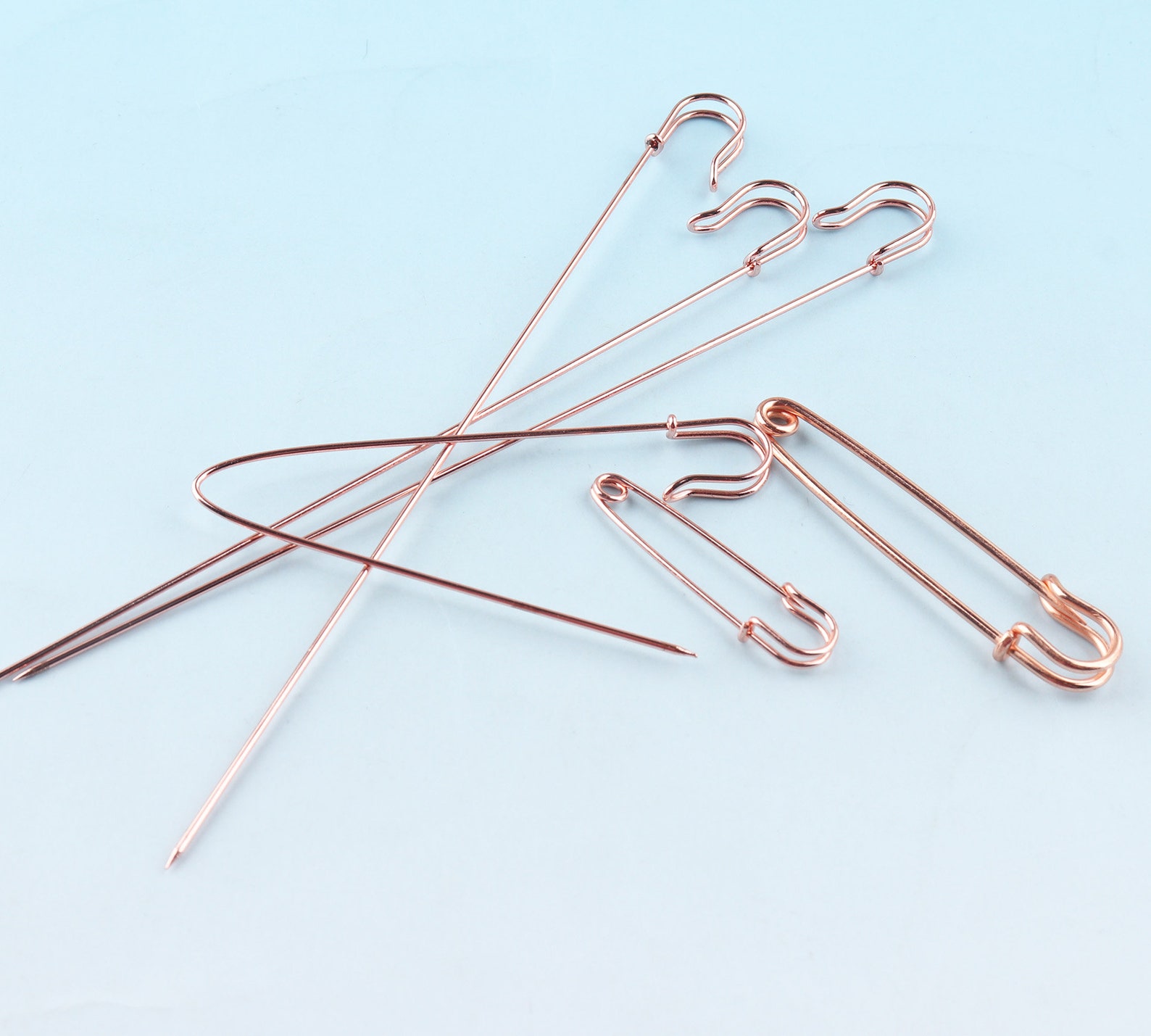 Rose Gold Safety Pins DIY Safety Pins Creativity Metal Pins Etsy
