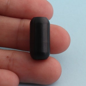 Zwarte magnetische gespen 5MM roestvrij stalen magnetische sluiting voor armband maken DIY Groothandel