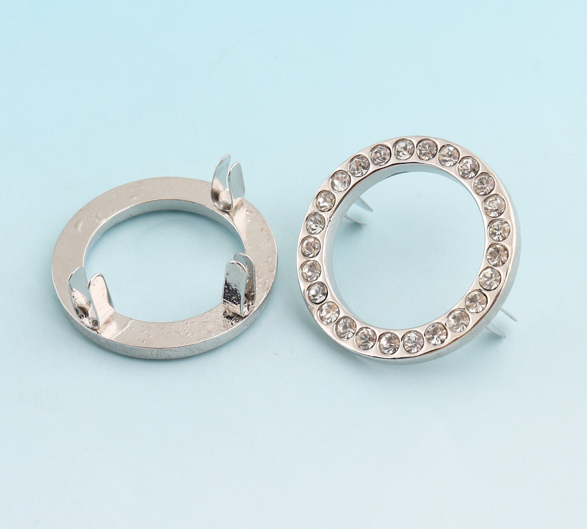 Silver Purse Rings 25mm Metal O Rings O Buckle Belt Strap Etsy