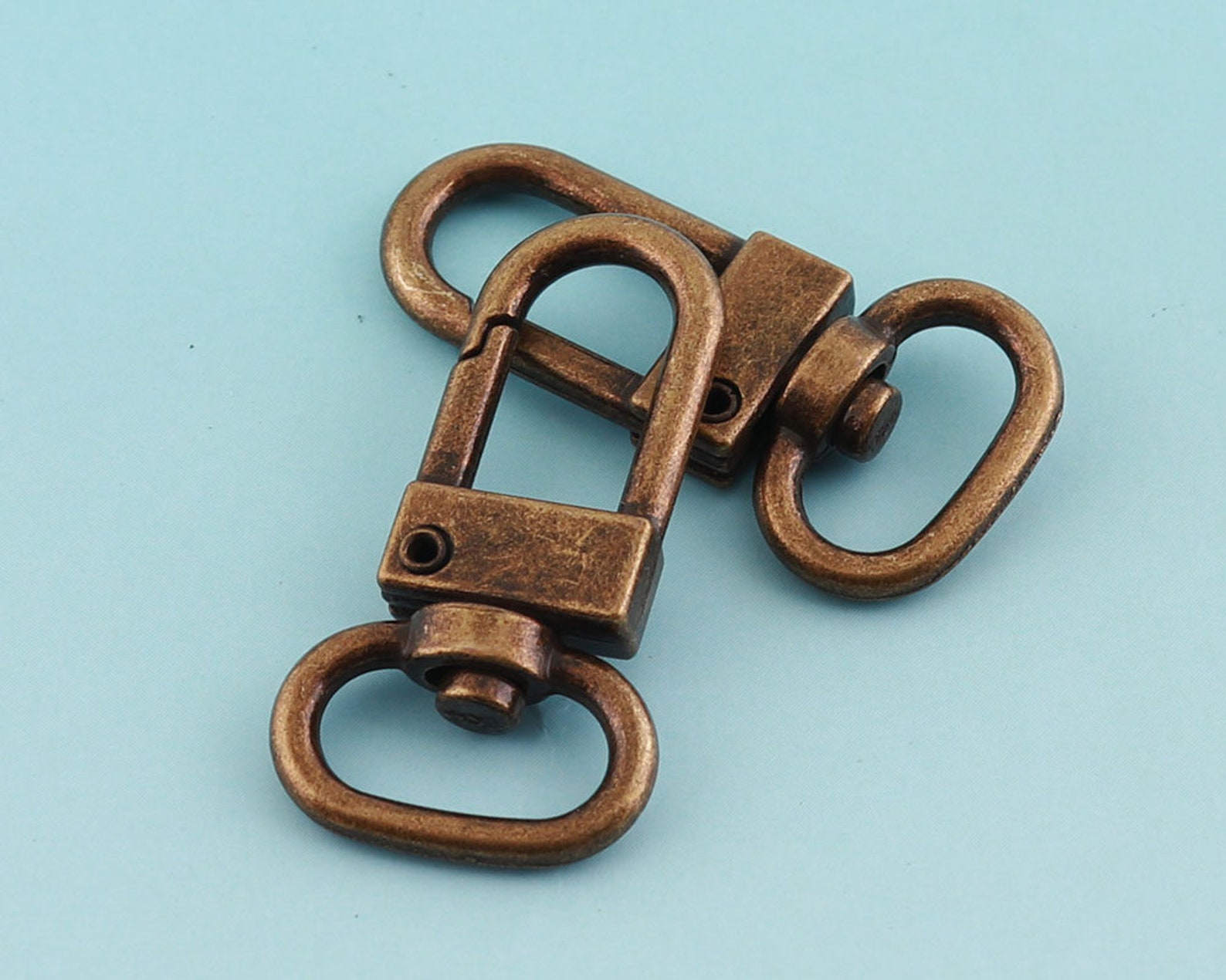 Antique Bronze Swivel Clasp 20pcs 3318mm Snap Hook Metal Etsy