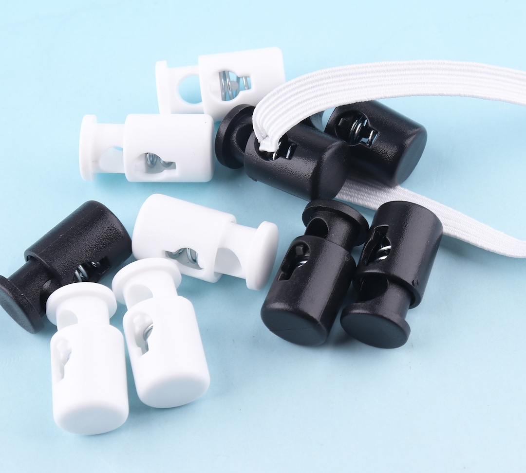 5mm Rope Cord Stopper 1550pcs Black Plastic Cord Lock for Etsy