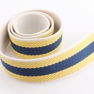 1 3/8&quot; Webbing Canvas Webbing Colored Stripes Webbing Bag handle Straps Leash  Webbing for Totes, Backpacks, Belts