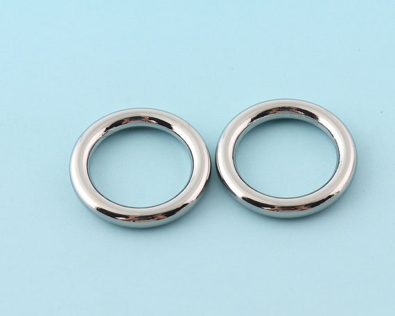 Silver O Ring 6pcs 5/816mm Metal O Buckle Belt Strap | Etsy