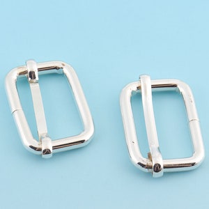 Adjuster Buckle 4pcs 25mm Pearl white Release Belt Buckle Tri Bar Buckles Strap Buckle Adjuster Slider Fastener Bag Handware