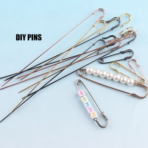 Rose gold Sicherheitsnadeln DIY Sicherheitsnadeln Brosche Sicherheitsnadeln Nähen Sicherheitsnadeln Versorgung Kreativität Metallstifte Stichmarkierung