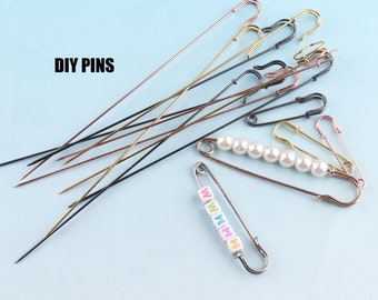 Oro rosa Sicurezza Pin di sicurezza Pin di sicurezza Spilla Perni di sicurezza Sewing Pins fornitura Creatività Metal Pins Stitch Marker