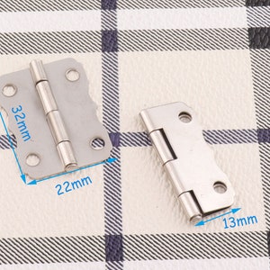 Zilveren scharnieren kabinet scharnieren vak scharnieren mini scharnieren decoratieve scharnieren hout vak scharnieren vak hardware 8 pc&#39;s