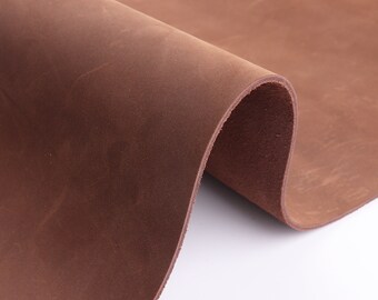 Natural Leather Pieces 12" Wide Brown Genuine Leather sheets Crafts Real Leather Supplies DIY Leather Scrap for Bottega Veneta bag